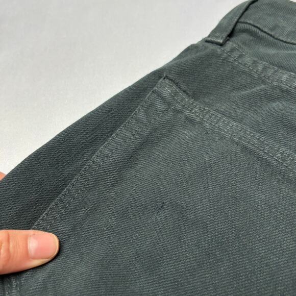 $195 Sid Mashburn Straight Leg Jeans Men's 32x30 Coal Black Denim - Picture 12 of 13
